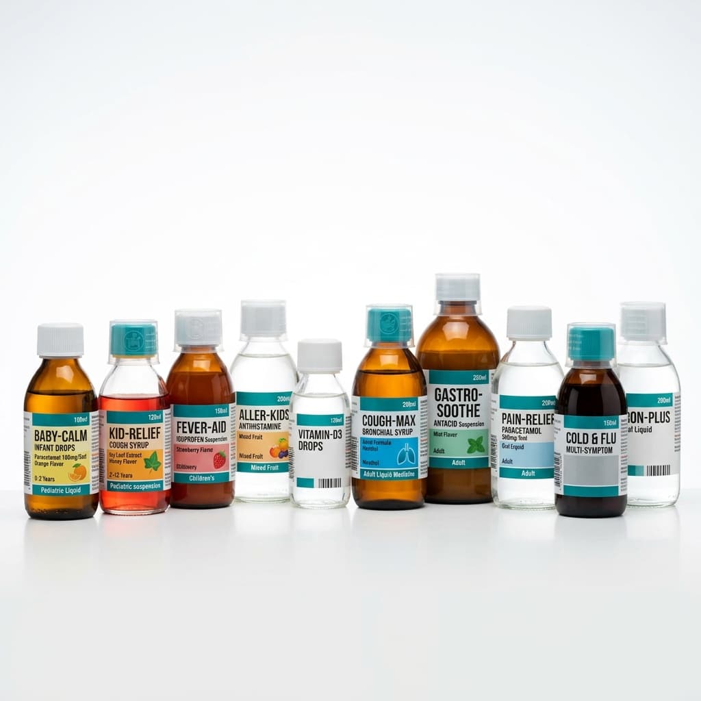 Syrups & Suspensions pharmaceutical products